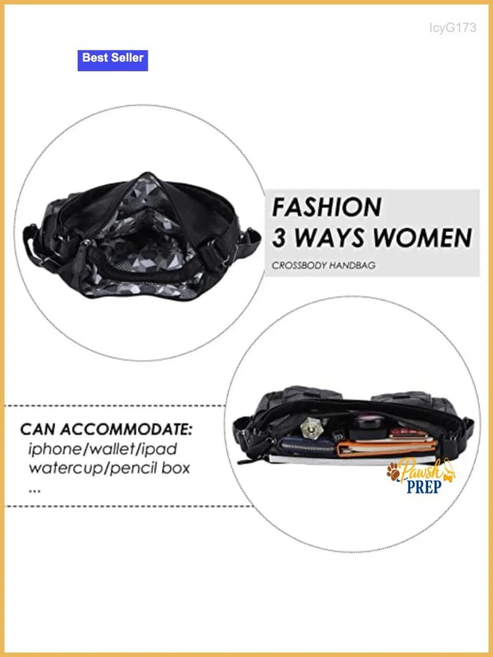 N/A versatile handbag